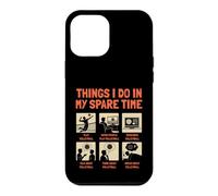 Les Choses Que Je Fais Pendant Mon Temps Libre : Volley-Ball, Design pour Hommes Coque pour iPhone 12 Pro Max