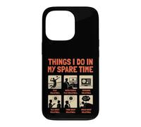 Les Choses Que Je Fais Pendant Mon Temps Libre : Volley-Ball, Design pour Hommes Coque pour iPhone 13 Pro