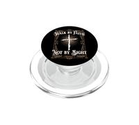 Les chrétiens marchent par la Foi et Non par la Vue (2 Corinthiens 5:7) PopSockets PopGrip pour MagSafe