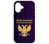 Les chrétiens orthodoxes Font à Nouveau Istanbul Constantinople Coque pour iPhone 16