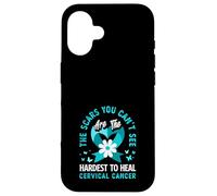 Les Cicatrices Que Vous ne Pouvez Pas Voir sont Les Plus Difficiles à guérir Le Cancer du col de l'utérus Coque pour iPhone 16