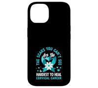Les Cicatrices Que Vous ne Pouvez Pas Voir sont Les Plus Difficiles à guérir Le Cancer du col de l'utérus Coque pour iPhone 14
