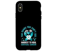 Les Cicatrices Que Vous ne Pouvez Pas Voir sont Les Plus Difficiles à guérir Le Cancer du col de l'utérus Coque pour iPhone X/XS