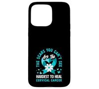 Les Cicatrices Que Vous ne Pouvez Pas Voir sont Les Plus Difficiles à guérir Le Cancer du col de l'utérus Coque pour iPhone 15 Pro Max