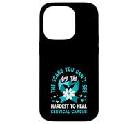 Les Cicatrices Que Vous ne Pouvez Pas Voir sont Les Plus Difficiles à guérir Le Cancer du col de l'utérus Coque pour iPhone 14 Pro