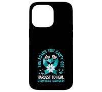 Les Cicatrices Que Vous ne Pouvez Pas Voir sont Les Plus Difficiles à guérir Le Cancer du col de l'utérus Coque pour iPhone 14 Pro Max