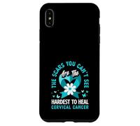 Les Cicatrices Que Vous ne Pouvez Pas Voir sont Les Plus Difficiles à guérir Le Cancer du col de l'utérus Coque pour iPhone XS Max