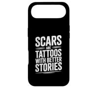 Les Cicatrices sont des Tatouages avec de Meilleures Histoires motivantes Coque pour iPhone Air