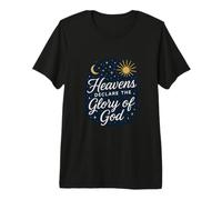Les cieux déclarent la Gloire de Dieu T-Shirt Haut de Gamme