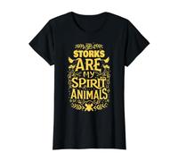 Les cigognes sont Mes Animaux spirituels T-Shirt Graphique avec Valeur