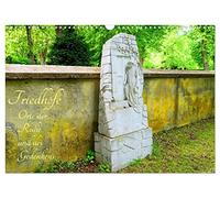 Les cimetières - lieux de repos et de commémoration, Version française (Calendrier mural 2026 DIN A3 portrait), Calendrier CALVENDO mensuel