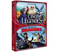 Les Cinq Légendes et Dragons – DreamWorks Animation – Coffret 2 DVD – Pack
