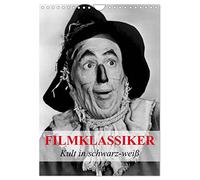 Les classiques du cinéma - le culte en noir et blanc, Version française (Calendrier mural 2026 DIN A4 portrait), Calendrier CALVENDO mensuel