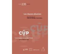 Les clauses abusives - Catherine Delforge - Anthemis - broché - Etude