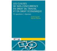 Les Clauses De Non-Concurrence En Droit Du Travail Et En Droit Économique - 75 Questions-Réponses