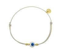 Les Cléias Bracelet élastique Eye en acier inoxydable, motif œil