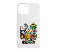 Les clés de Classe Ont tourné dans Les soucis Aussi transformées en Enseignant Coque pour iPhone 14