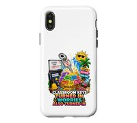 Les clés de Classe Ont tourné dans Les soucis Aussi transformées en Enseignant Coque pour iPhone X/XS