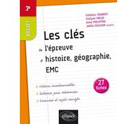 Les Clés De L'épreuve D'histoire, Géographie Emc En 27 Fiches Brevet 3e
