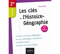 Les clés de l'Histoire-Géographie en 47 fiches - Seconde - Florian Tucci - Ellipses - broché - Scolaire / Universitaire