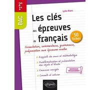 Les Clés Des Épreuves De Français En 50 Fiches Bac 2de/1re
