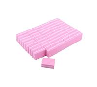 Les clous tampons, Mini blocs polissoirs for nail art, limes à poncer, pointes de manucure, rose, 20 pièces
