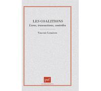 Les coalitions - Vincent Lemieux - Puf - broché - Livre