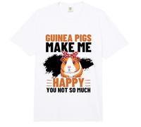 Les cochons d'Inde me rendent Heureux, Vous n'êtes Pas Tellement drôle de Cochon d'Inde Comfort Colors Adult Heavyweight T-Shirt