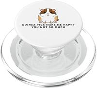 Les cochons d'Inde me rendent Heureux, Vous n'êtes Pas Tellement drôle de Cochon d'Inde PopSockets PopGrip pour MagSafe