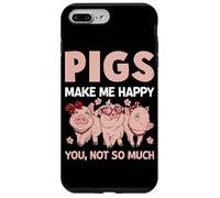 Les cochons me rendent Heureuse, Pas Tant Que ça Coque pour iPhone 7 Plus/8 Plus