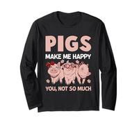 Les cochons me rendent Heureuse, Pas Tant Que ça Manche Longue