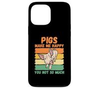 Les cochons me rendent Heureux Que Vous ne Soyez Pas trop Fort Coque pour iPhone 13 Pro Max