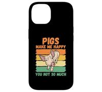Les cochons me rendent Heureux Que Vous ne Soyez Pas trop Fort Coque pour iPhone 14
