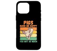 Les cochons me rendent Heureux Que Vous ne Soyez Pas trop Fort Coque pour iPhone 16 Pro Max
