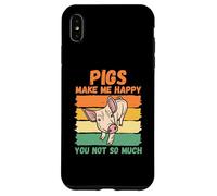 Les cochons me rendent Heureux Que Vous ne Soyez Pas trop Fort Coque pour iPhone XS Max