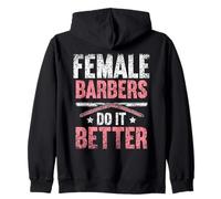 Les Coiffeuses Le Font Mieux Que Les Coiffeurs Hobby Barbier Sweat à Capuche