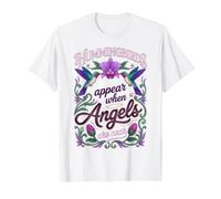 Les colibris apparaissent Lorsque Les Anges sont près des Fleurs T-Shirt