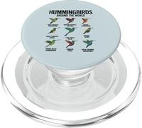 Les colibris Autour du Monde Amoureux des Oiseaux PopSockets PopGrip pour MagSafe