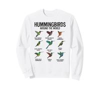 Les colibris Autour du Monde Amoureux des Oiseaux Sweatshirt