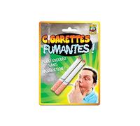 Les Colis Noirs LCN - Blister 2 Fausses Cigarettes Fumantes - Cigarette Farce et Attrape Blague - 799