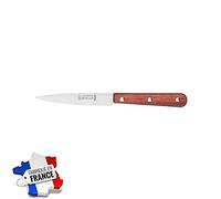 Les Colis Noirs LCN - Couteau Office Lame 10cm INOX Manche Bois La Fourmi - Ustensile Cuisine Légume - 030