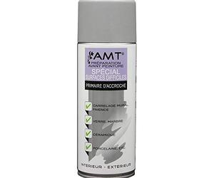Les Colis Noirs LCN - Lot de 2 Bombe de Primaire d'Accrochage Spéciale Surfaces Difficiles - Spray Aérosol sous Couche Peinture - BPM06