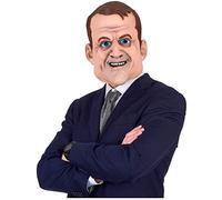 Les Colis Noirs LCN - Masque Humoristique en Latex Adulte Emmanuel Macron - Déguisement Fête - 400