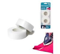 les colis noirs lcn Ruban Thermocollant Blanc Ourlet 20m - Autocollant Pantalon Vêtement - 030