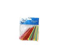 Les Colis Noirs LCN - Sachet 50 Pics a Bigoudis en Plastique - Pic Bigoudi Coiffure Cheveux - 923