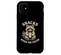 Les collations au Lait de Raton Laveur affamé me rendent Plus agréable et drôle Coque pour iPhone 11