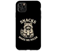 Les collations au Lait de Raton Laveur affamé me rendent Plus agréable et drôle Coque pour iPhone 11 Pro Max