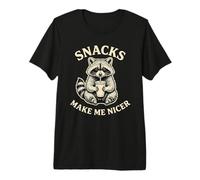 Les collations au Lait de Raton Laveur affamé me rendent Plus agréable et drôle T-Shirt Haut de Gamme