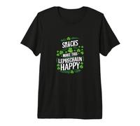 Les collations de la Saint-Patrick rendent ce léprechaun Heureux T-Shirt Haut de Gamme