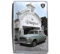 Les Collections Rétro Plaque métal Peugeot 403" (30x20cm) modèle en Relief